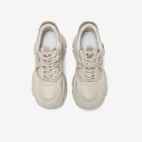 百思图2025秋季新款老爹鞋时尚户外运动厚底增高女休闲鞋D3717CM5