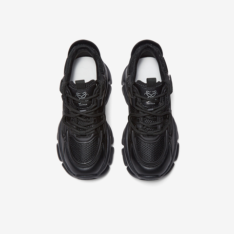 百思图2025秋季新款老爹鞋时尚户外运动厚底增高女休闲鞋D3717CM5