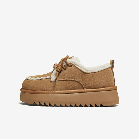 百思图2025冬季新款商场同款毛毛鞋棉鞋时尚休闲女鞋)N8076DM5