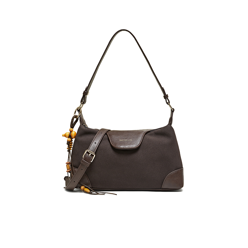 百思图2025冬季新款腋下包时尚复古潮流通勤单肩包女JA205DX5