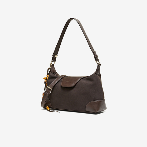 百思图2025冬季新款腋下包时尚复古潮流通勤单肩包女JA205DX5