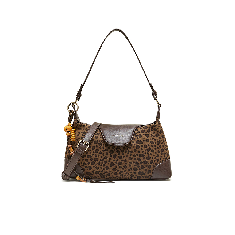 百思图2025冬季新款腋下包时尚复古潮流通勤单肩包女JA205DX5