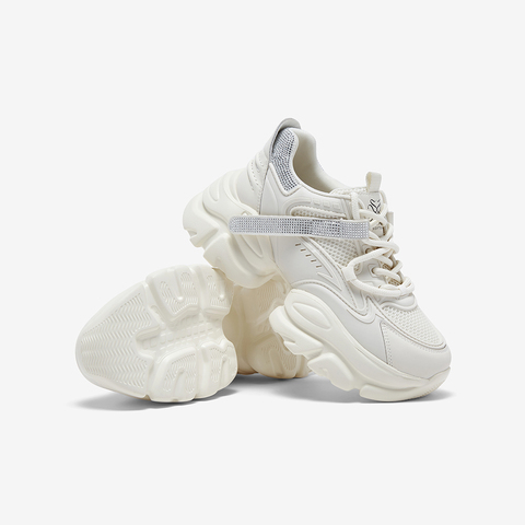 百思图2025秋季新款老爹鞋时尚户外运动厚底增高女休闲鞋D3717CM5