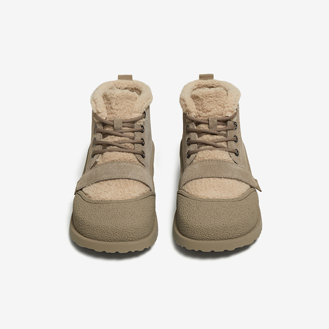 百思图2025冬季新款毛毛鞋时尚户外休闲运动女鞋W259DDD5