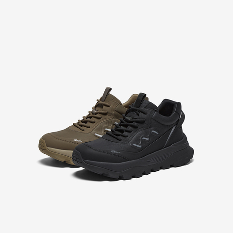 百思图2025冬季新款商场同款时尚户外男休闲运动鞋25102DD5