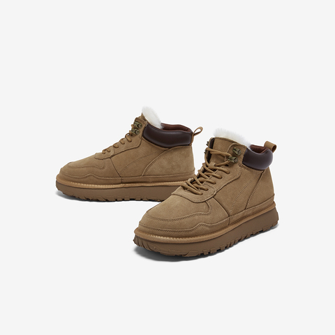 百思图2025冬季新款商场同款简约户外休闲男短靴25006DD5