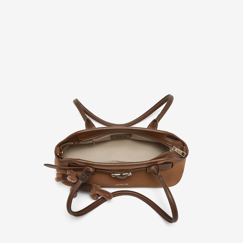 百思图2025冬季新款商场同款波士顿包时尚潮流斜挎包女JA279DX5