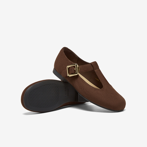 百思图2025秋季新款玛丽珍鞋时尚简约复古浅口女单鞋F2092CQ5