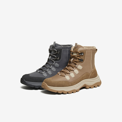 百思图2025冬季新款马丁靴时尚潮流街头运动男短靴D2501DD5