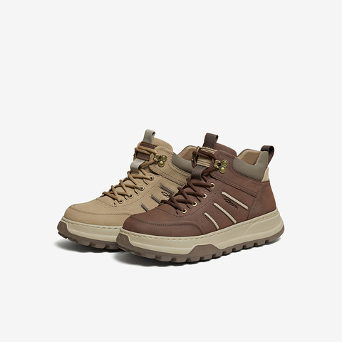 百思图2025冬季新款马丁靴时尚潮流街头运动男短靴W8M73DD5