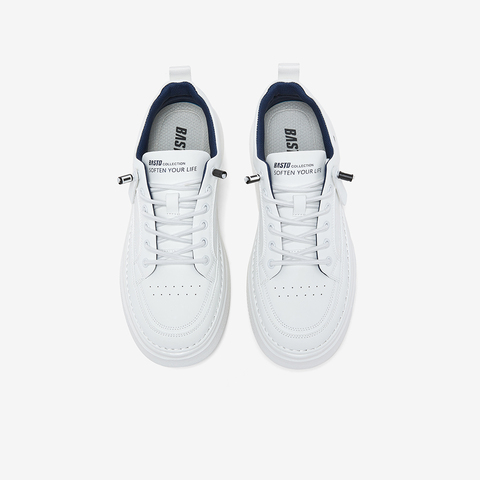 百思图2025冬季新款小白鞋时尚潮流街头运动男休闲鞋50850DM5