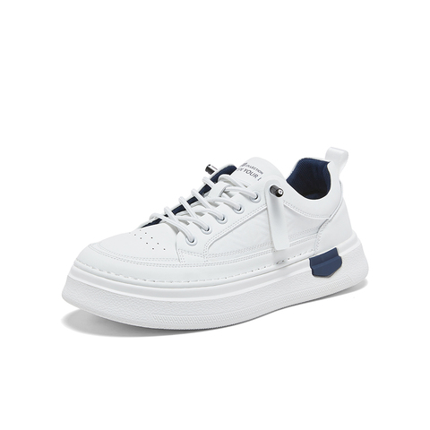 百思图2025冬季新款小白鞋时尚潮流街头运动男休闲鞋50850DM5