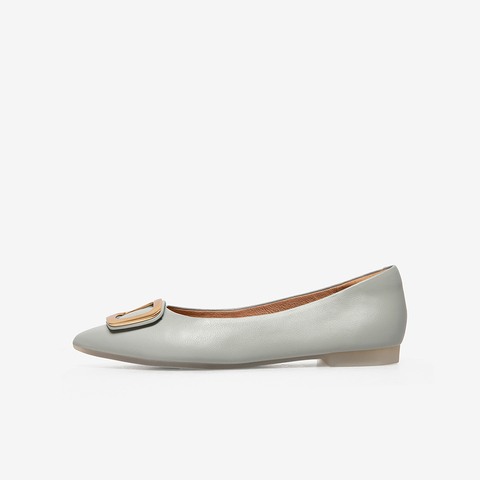 百思图2025春季新款商场同款简约休闲女单鞋RGR36AQ5