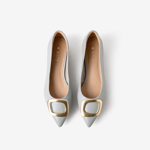 百思图2025春季新款商场同款简约休闲女单鞋RGR36AQ5