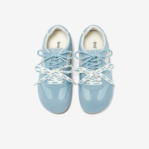 百思图2025秋季新款德训鞋时尚复古户外运动女休闲鞋A6628CM5