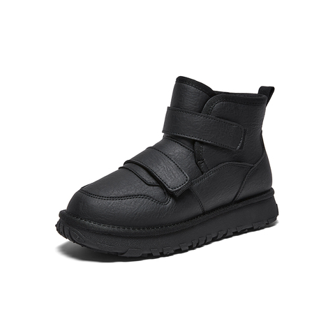 百思图2025冬季新款雪地靴时尚简约户外休闲男低靴25009DD5