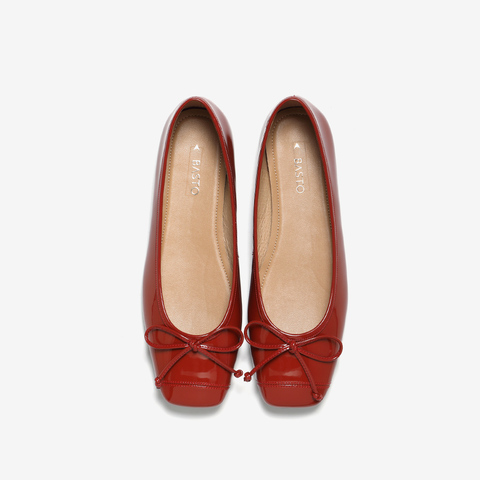 百思图2025春季新款商场同款时尚潮流通勤软便鞋女单鞋TIK38AQ5