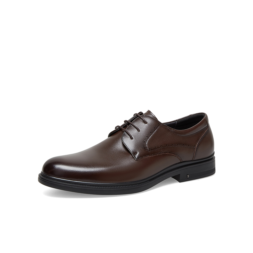 百思图2025春季新款商场同款时尚潮流英伦风正装皮鞋男鞋22043AM5