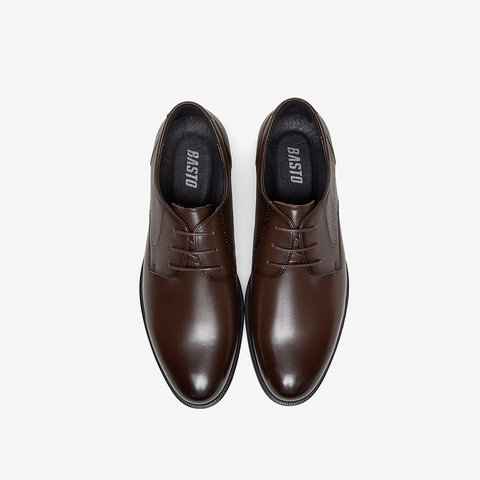 百思图2025春季新款商场同款时尚潮流英伦风正装皮鞋男鞋22043AM5