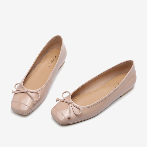 百思图2025春季新款商场同款时尚潮流通勤软便鞋女单鞋TIK38AQ5