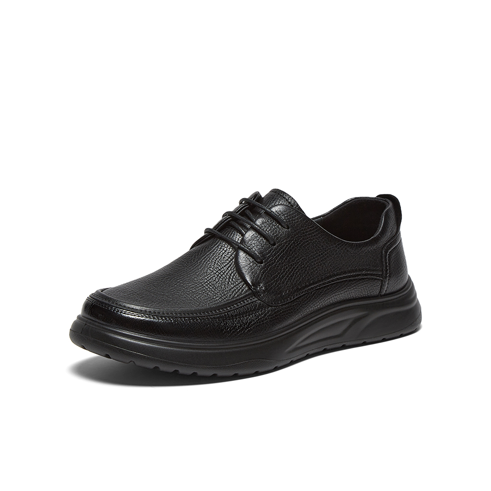 百思图2025秋季新款商场同款休闲皮鞋时尚商务男鞋52511CM5