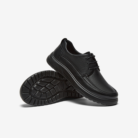 百思图2025秋季新款商场同款休闲皮鞋时尚商务男鞋52511CM5