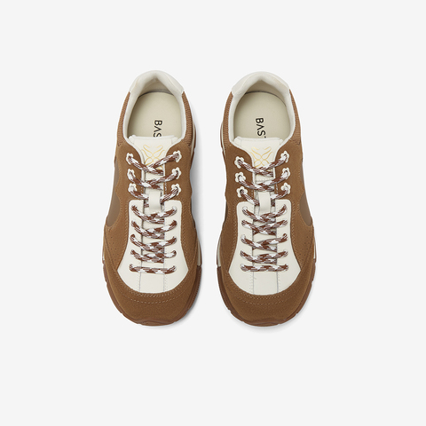 百思图2026春季新款商场同款德训鞋时尚复古女运动休闲鞋W8088AM6