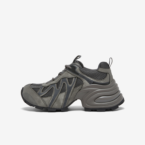 百思图2026春季新款商场同款老爹鞋时尚运动女休闲鞋G0720AM6