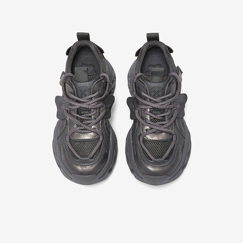 百思图2026春季新款商场同款老爹鞋时尚厚底增高女休闲鞋B9061AM6