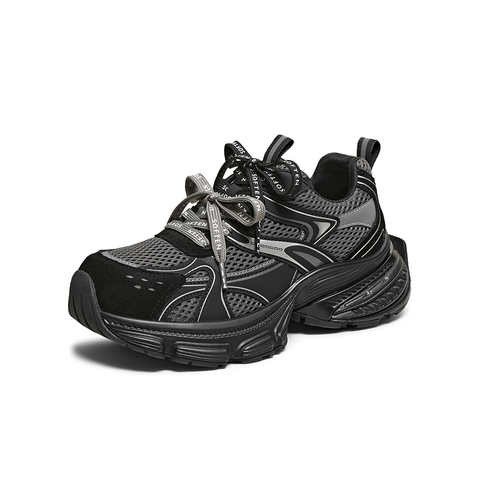 百思图2025春季新款老爹鞋时尚潮流户外女运动休闲鞋B7062AM6