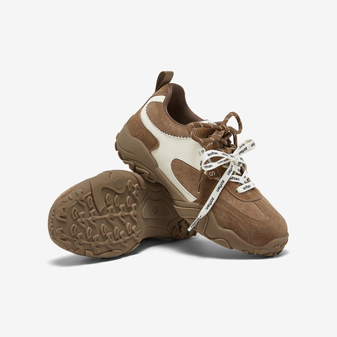 百思图2026春季新款商场同款德训鞋时尚潮流复古女休闲鞋A3060AM6