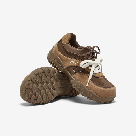 百思图2026春季新款商场同款德训鞋复古运动女休闲鞋A3601AM6