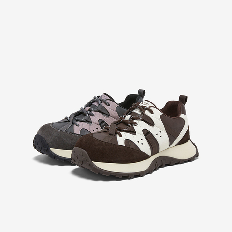 百思图2025春季新款商场同款阿甘鞋时髦复古运动女休闲鞋D3796AM6