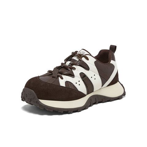 百思图2025春季新款商场同款阿甘鞋时髦复古运动女休闲鞋D3796AM6