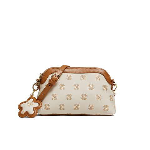 百思图2025春季新款商场同款小方包时尚通勤斜挎包女JA200AX6