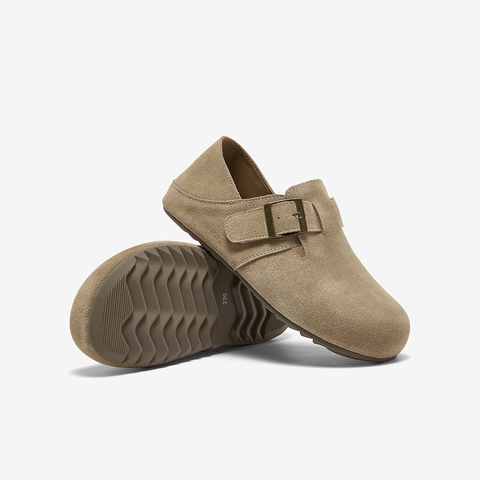 百思图2026春季新款勃肯鞋时尚复古户外休闲女单鞋W5106AM6