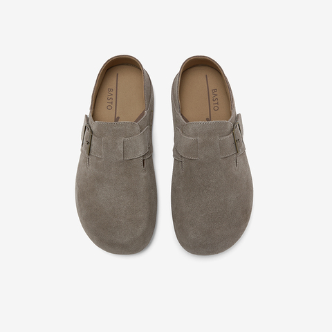 百思图2026春季新款勃肯鞋时尚复古户外休闲女单鞋W5106AM6