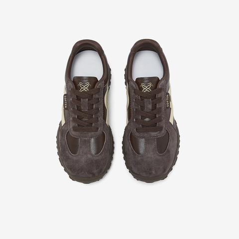 百思图2026春季新款德训鞋时尚复古运动女休闲鞋D3772AM6