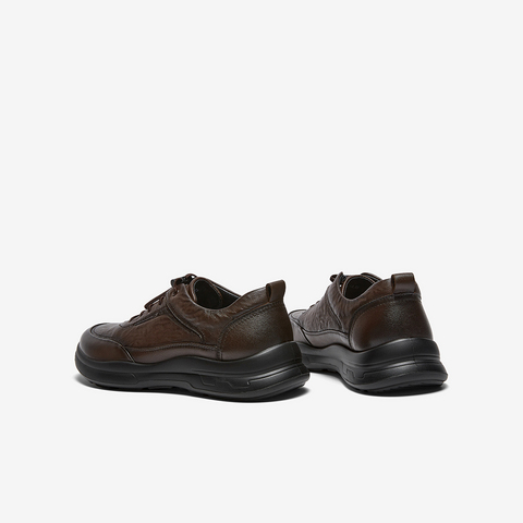 百思图2026春季新款商场同款简约商务通勤男休闲皮鞋99021AM6