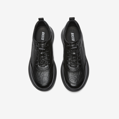 百思图2026春季新款商场同款简约商务通勤男休闲皮鞋99021AM6