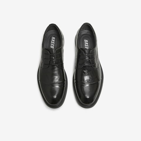 百思图2026春季新款商场同款正装皮鞋简约商务男鞋WDP01AM6