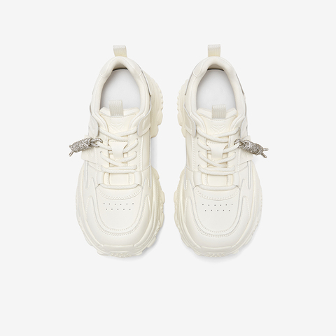 百思图2026春季新款商场同款老爹鞋时尚潮流增高女休闲鞋B0218AM6