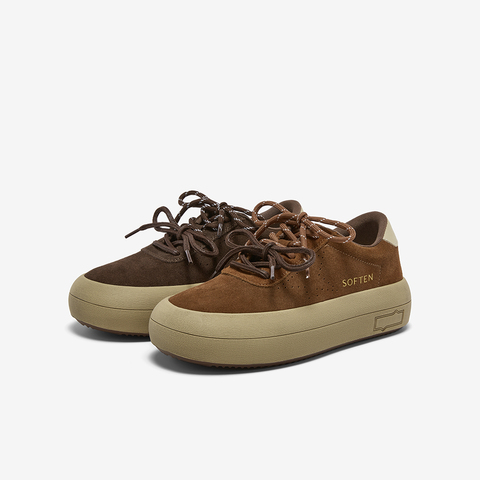 百思图2025春季新款商场同款板鞋时尚简约运动女休闲鞋D3797AM6