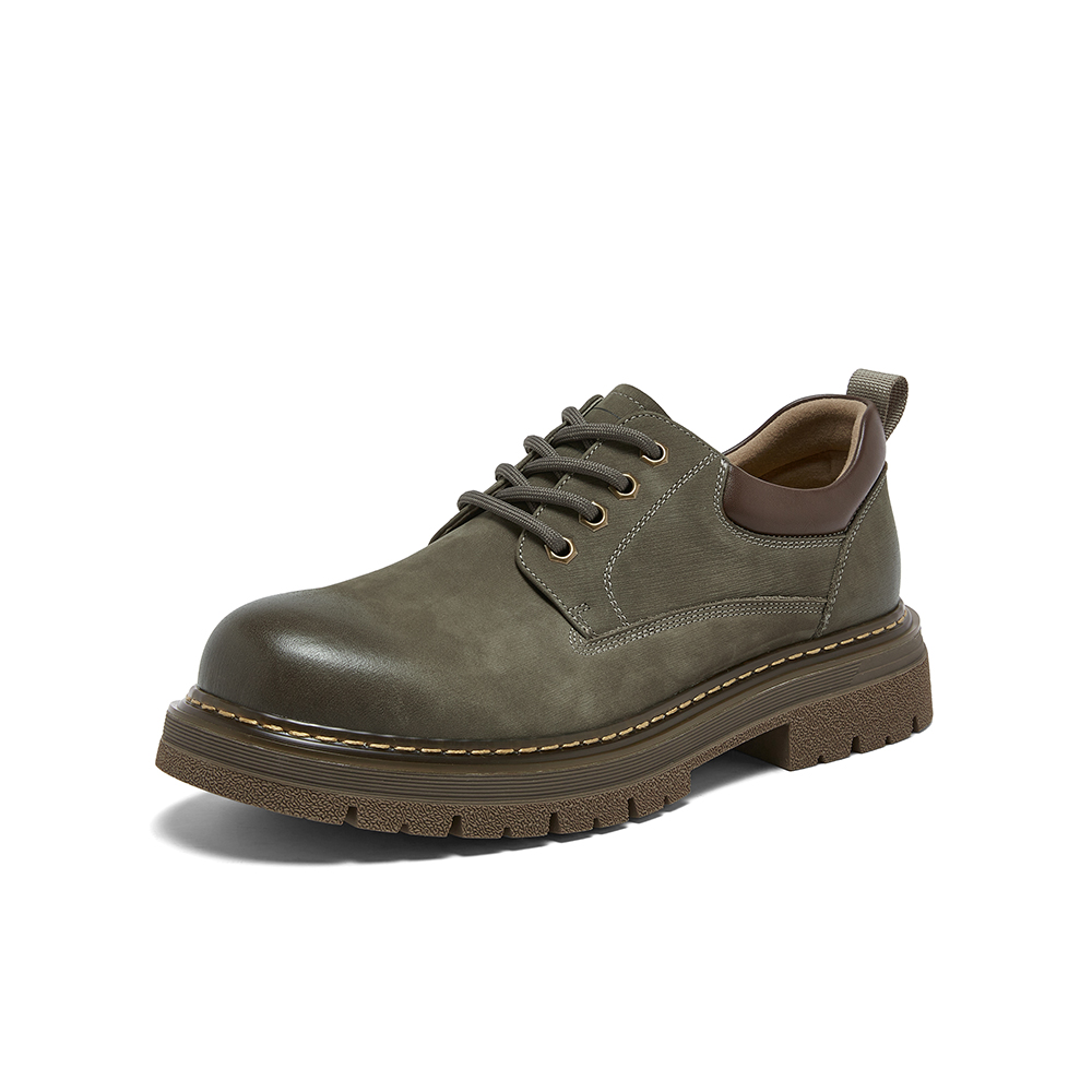 百思图2026春季新款商场同款工装鞋时尚户外休闲男鞋WT222AM6