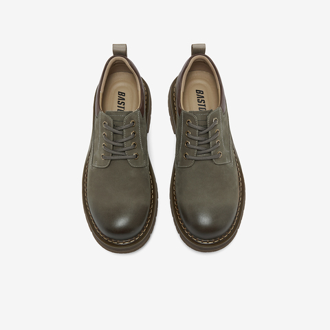 百思图2026春季新款商场同款工装鞋时尚户外休闲男鞋WT222AM6