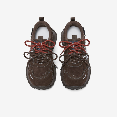 百思图2026春季新款商场同款老爹鞋时尚运动女休闲鞋D3889AM6