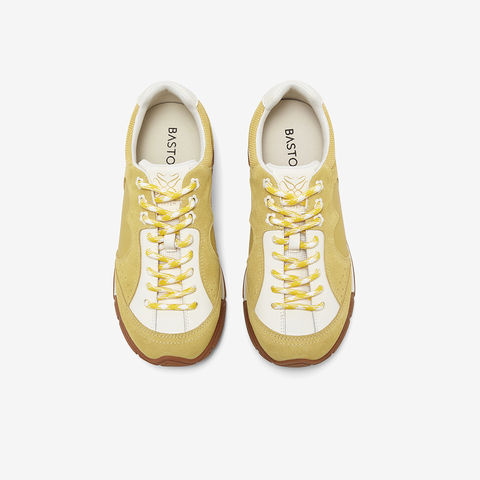 百思图2026春季新款商场同款德训鞋时尚复古女运动休闲鞋W8088AM6