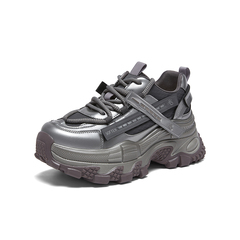 百思图2026春季新款商场同款老爹鞋时尚潮流增高女休闲鞋B1071AM6