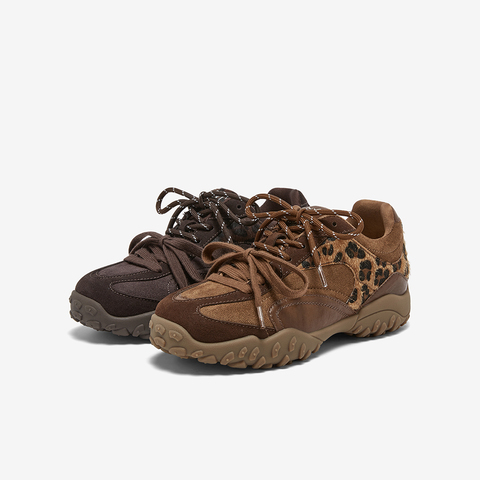 百思图2026春季新款商场同款德训鞋复古女运动女休闲鞋A2089AM6