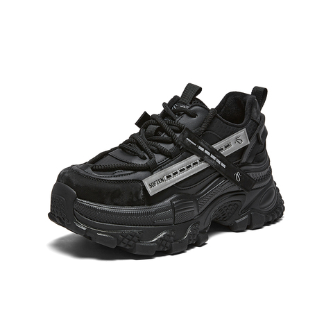 百思图2026春季新款商场同款老爹鞋时尚潮流增高女休闲鞋B1071AM6